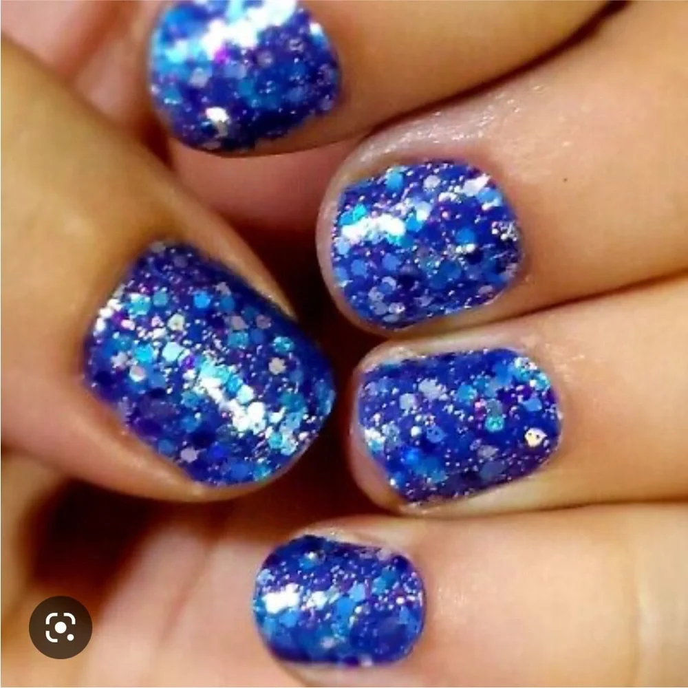 *Retired* Color Street: Mardi Gras | Blue Purple Teal Silver Glitter Party - Picture 12 of 15
